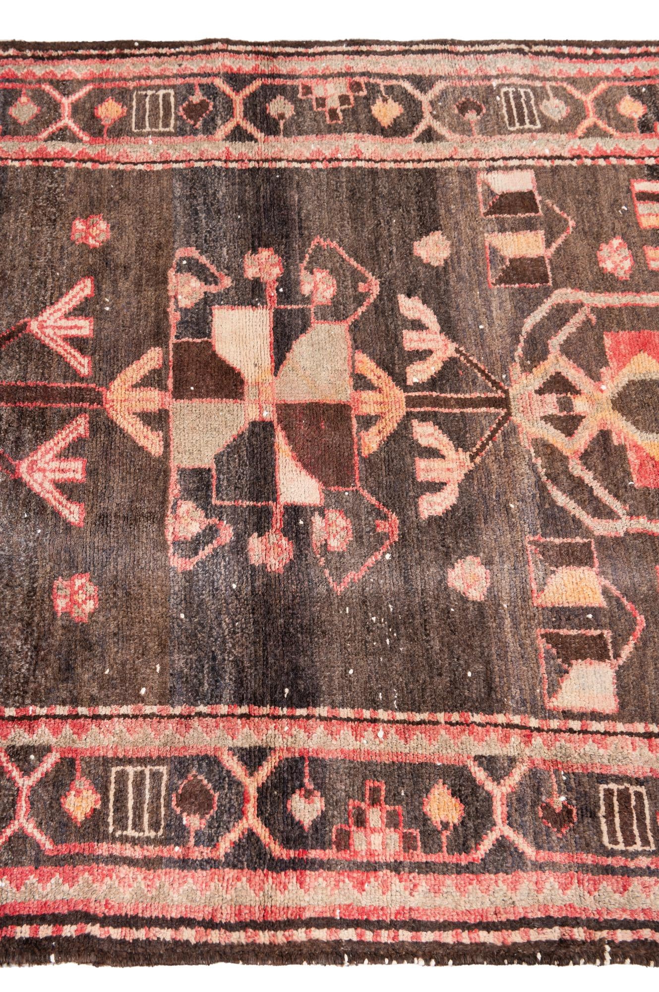 3' 1 x 5' 1 Hand Knotted Ultra Vintage Persian Wool Rug