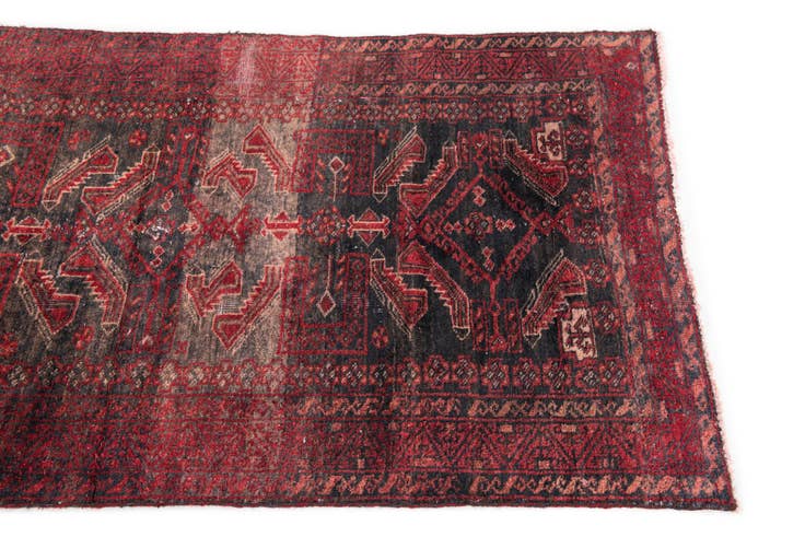 Detail image of 2' 9 x 5' 2 Hand Knotted Ultra Vintage Persian Wool Rug