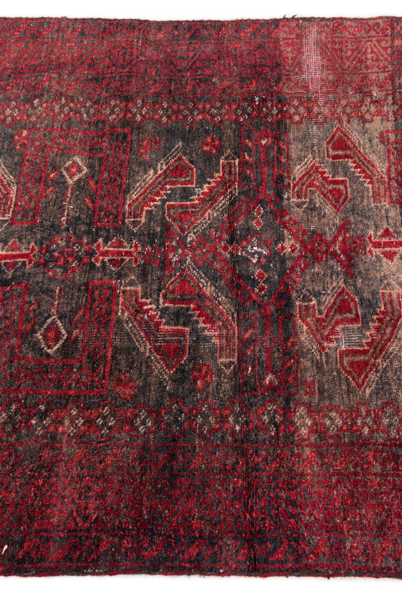 2' 9 x 5' 2 Hand Knotted Ultra Vintage Persian Wool Rug