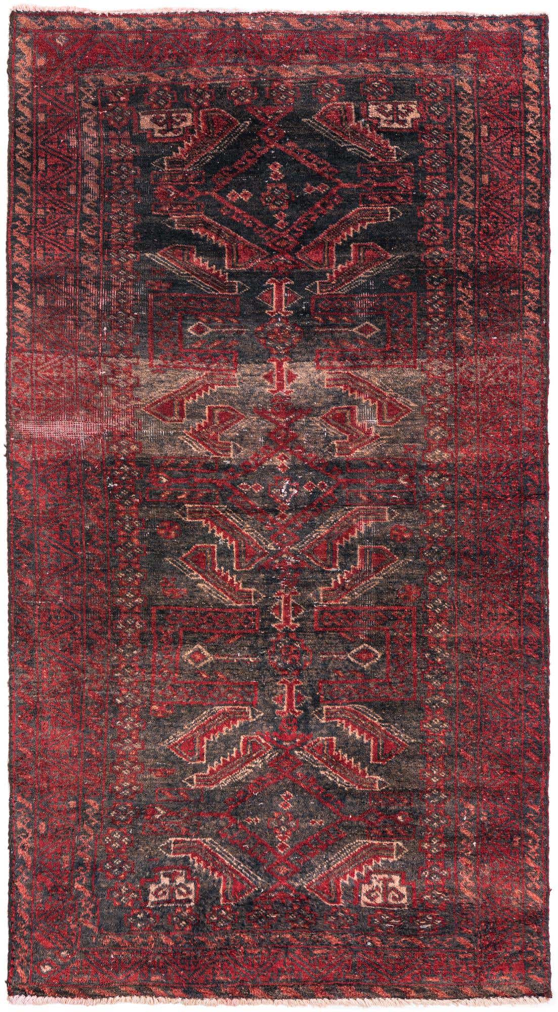 2' 9 x 5' 2 Hand Knotted Ultra Vintage Persian Wool Rug