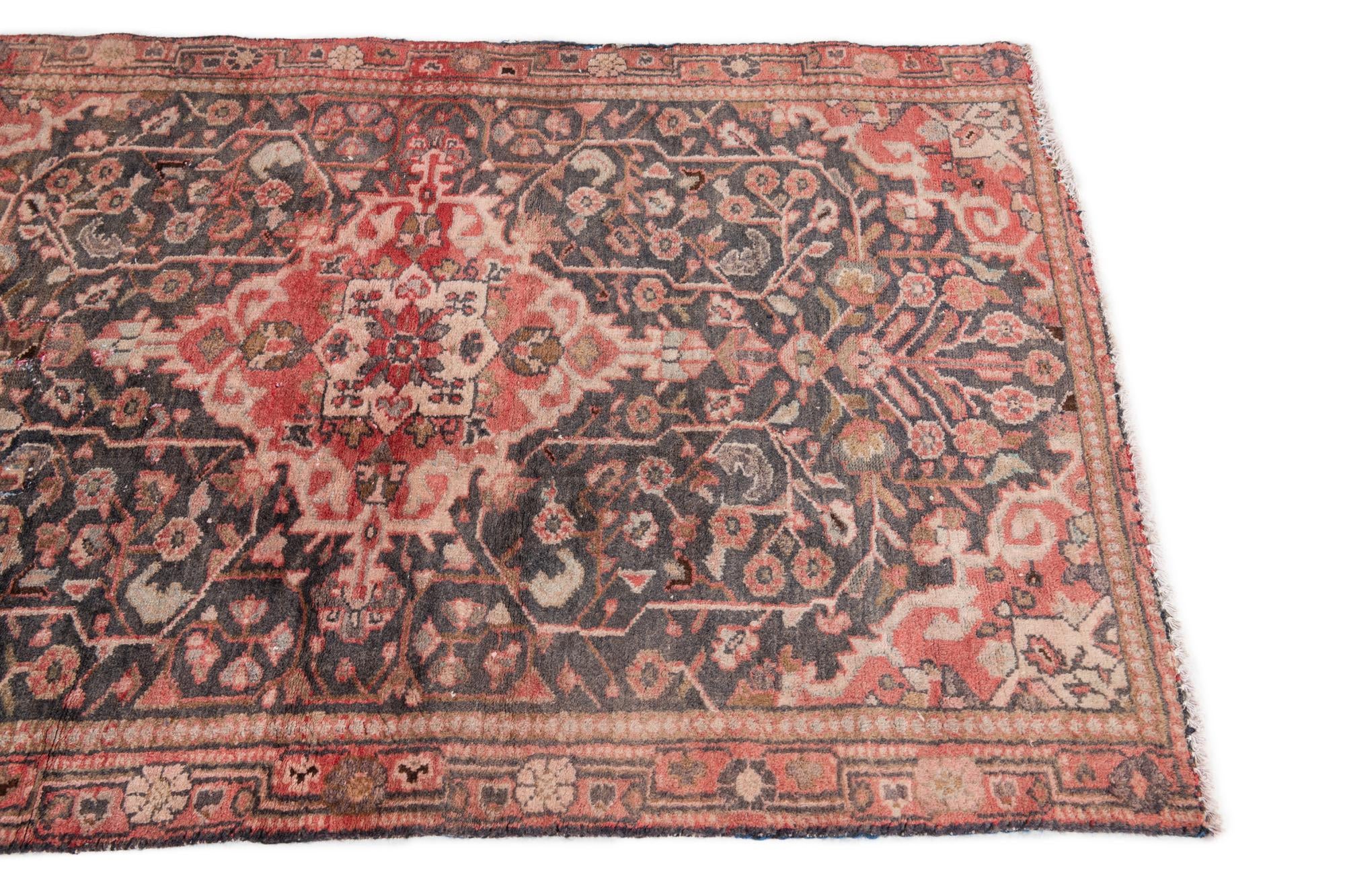 3' 7 x 5' Hand Knotted Ultra Vintage Persian Wool Rug
