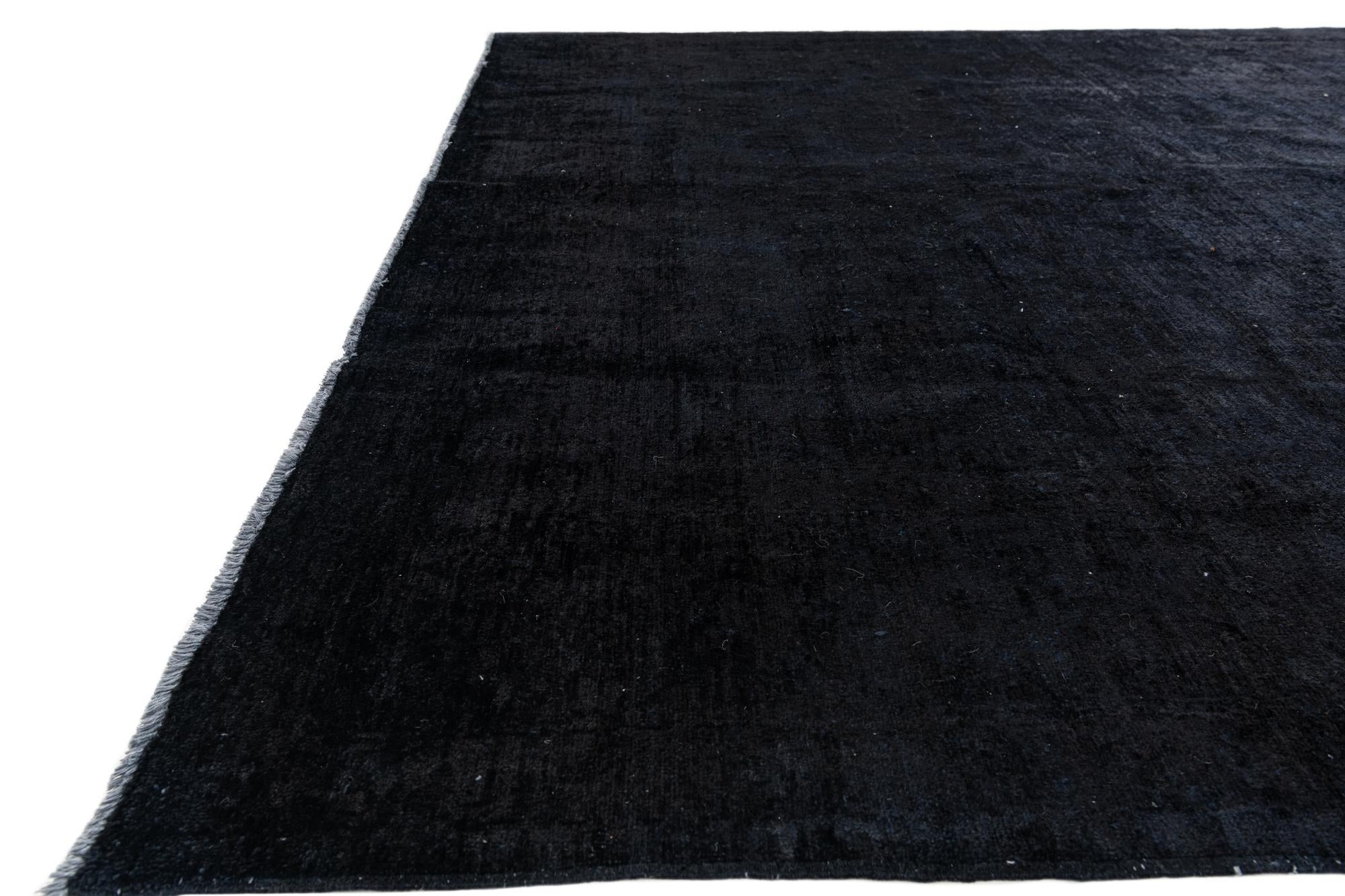 8' x 9' 5 Hand Knotted Ultra Vintage Persian Wool Rug