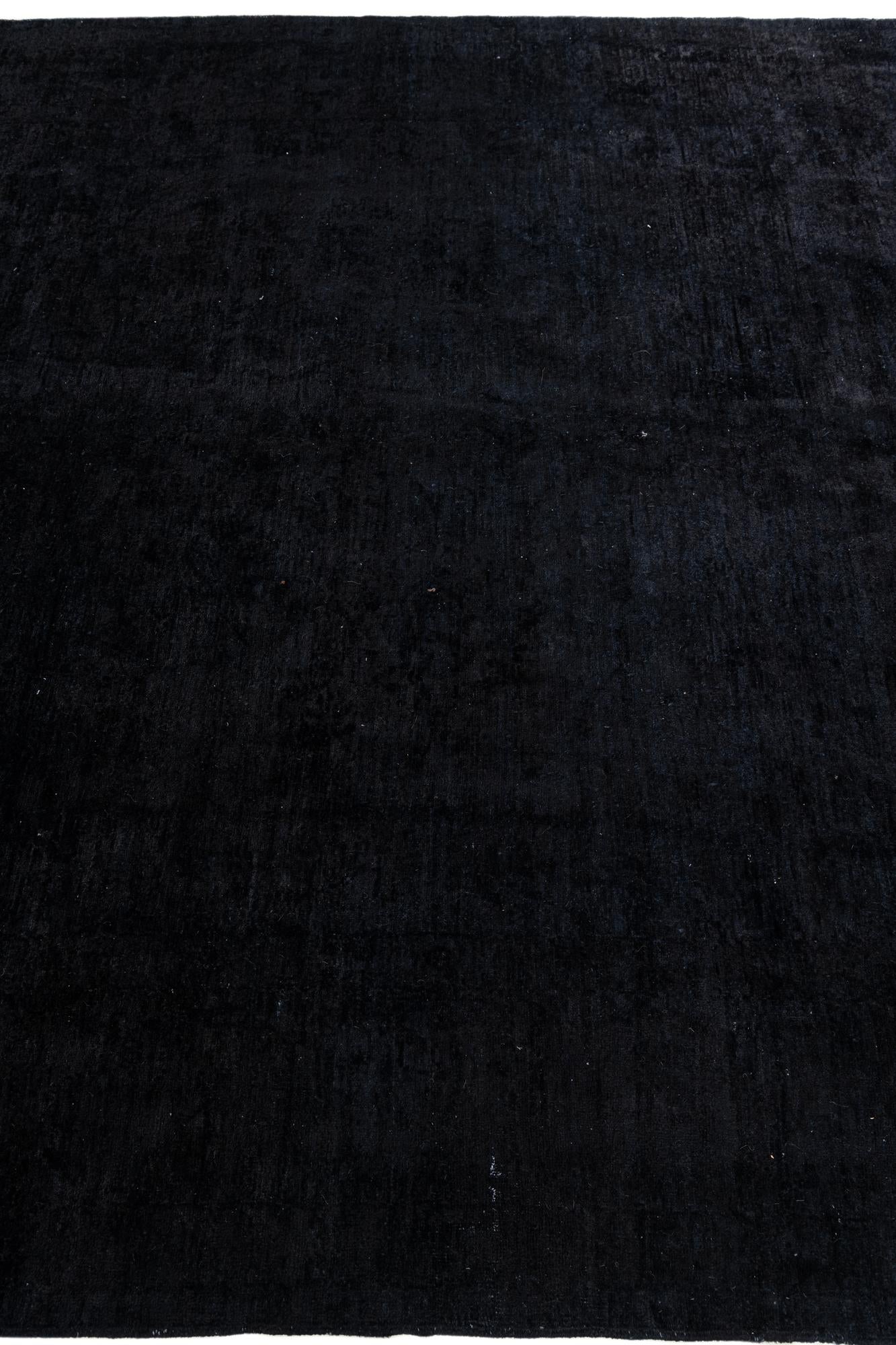 8' x 9' 5 Hand Knotted Ultra Vintage Persian Wool Rug