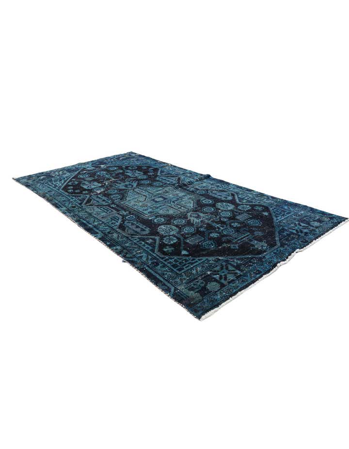 3' 8 x 6' 8 Hand Knotted Ultra Vintage Persian Wool Rug