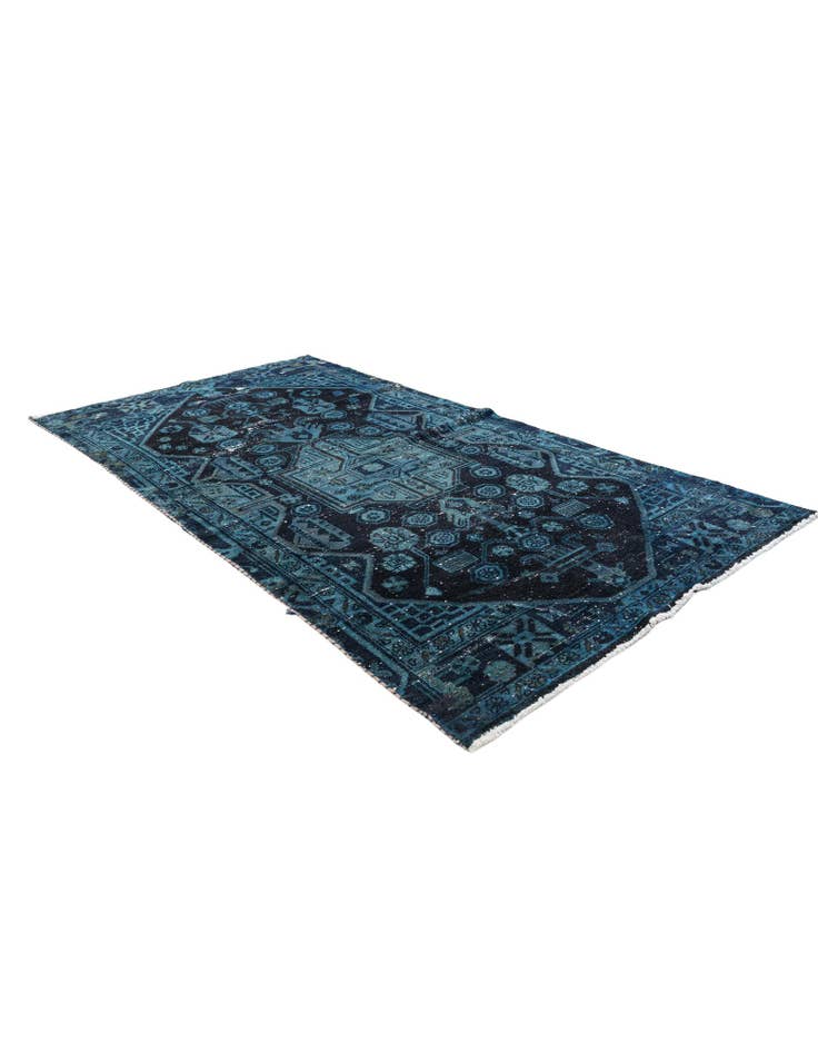 Detail image of 3' 8 x 6' 8 Hand Knotted Ultra Vintage Persian Wool Rug