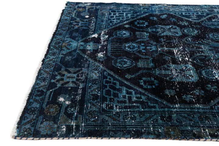 3' 8 x 6' 8 Hand Knotted Ultra Vintage Persian Wool Rug