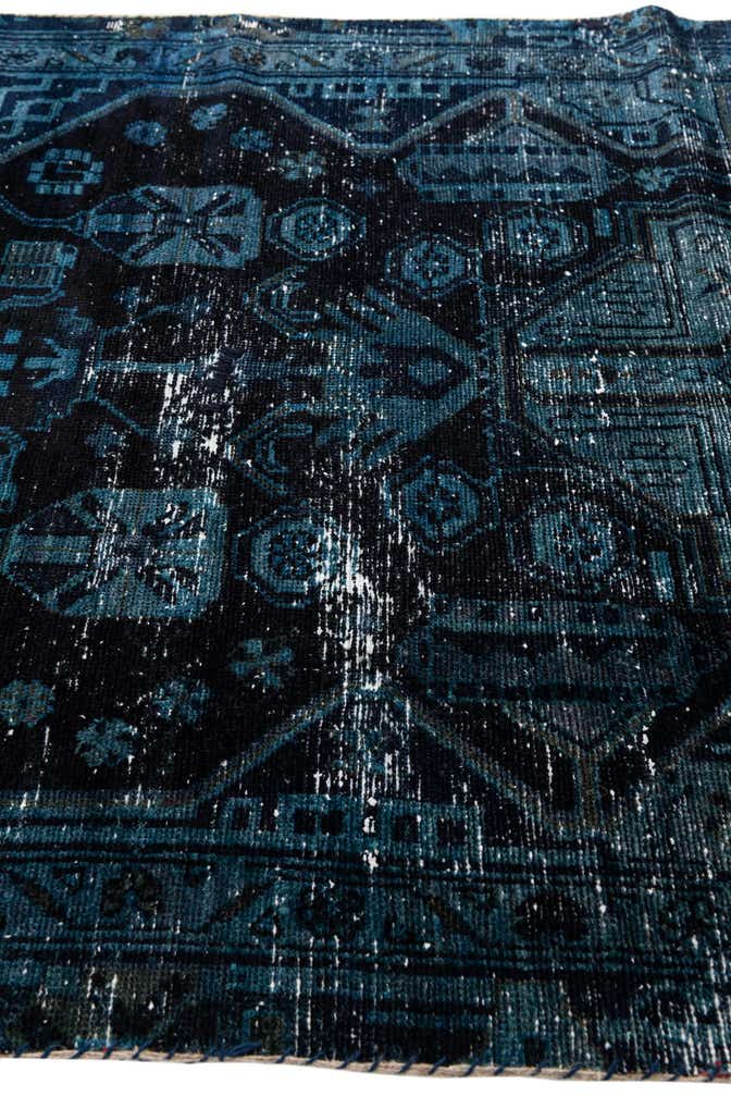 3' 8 x 6' 8 Hand Knotted Ultra Vintage Persian Wool Rug