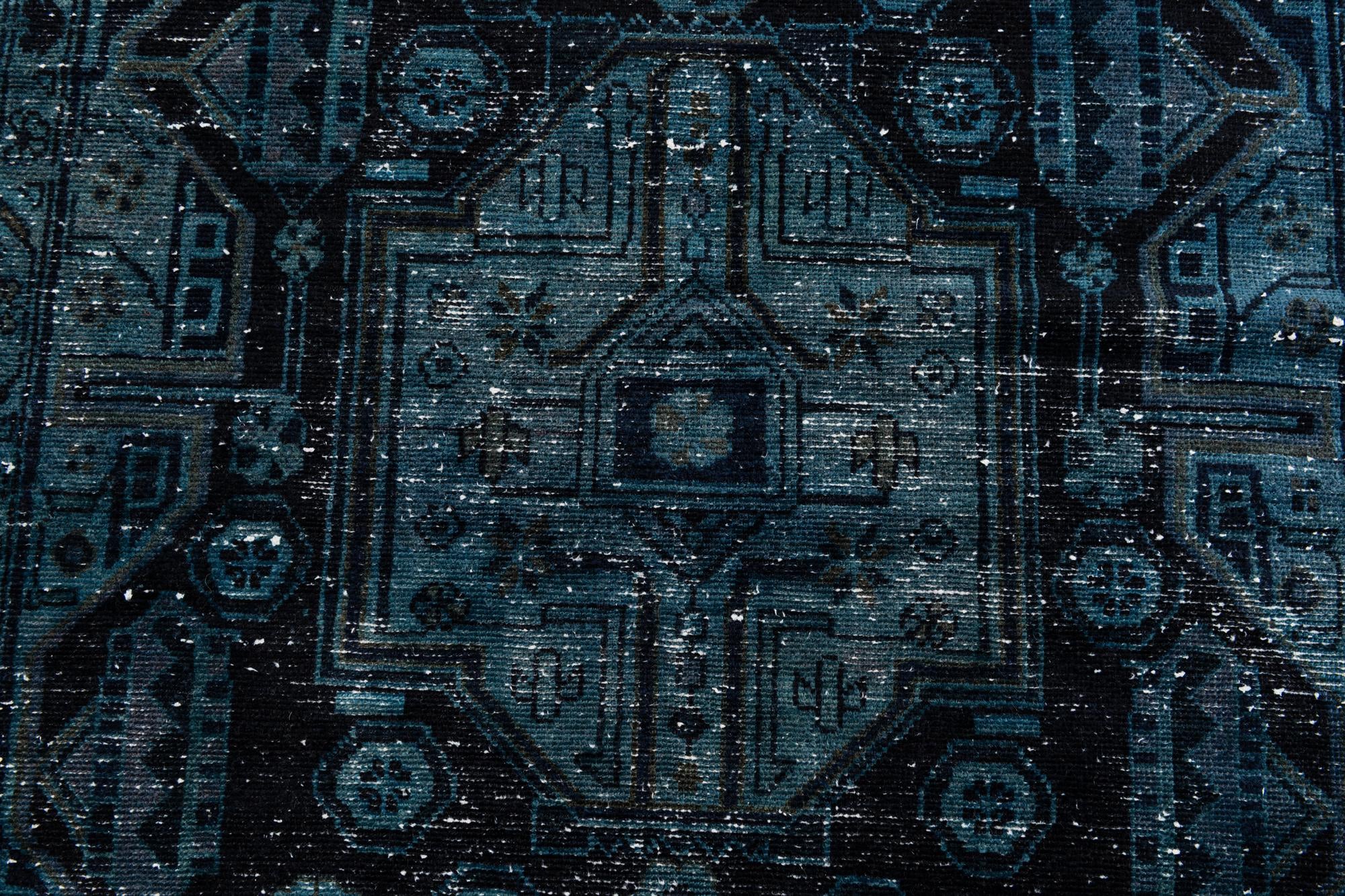 3' 8 x 6' 8 Hand Knotted Ultra Vintage Persian Wool Rug