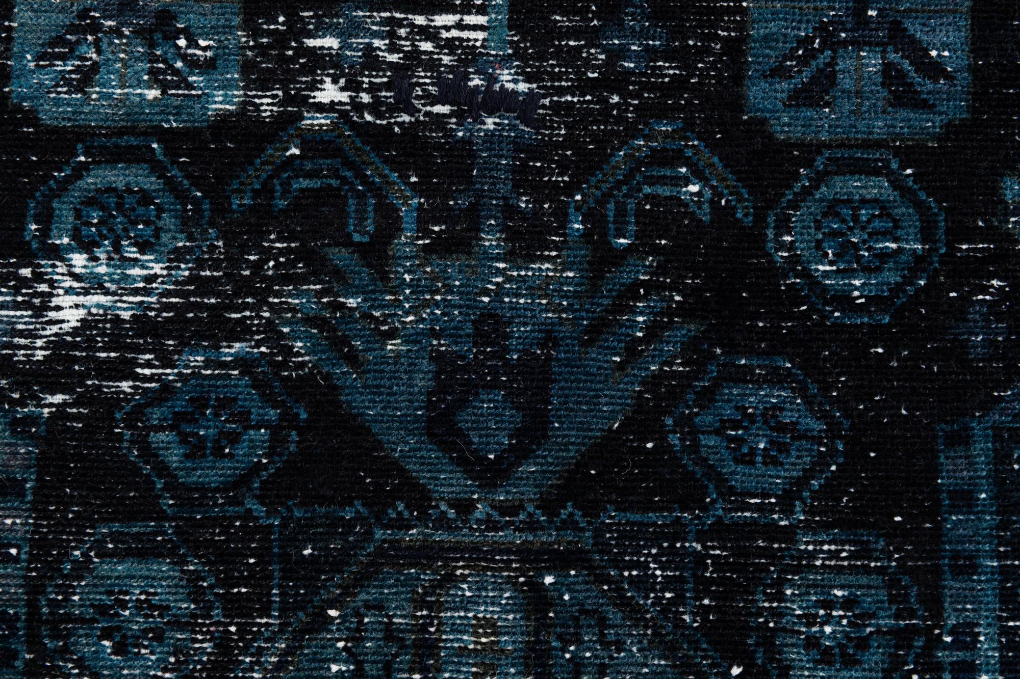 3' 8 x 6' 8 Hand Knotted Ultra Vintage Persian Wool Rug