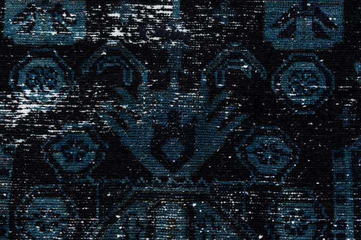 3' 8 x 6' 8 Hand Knotted Ultra Vintage Persian Wool Rug