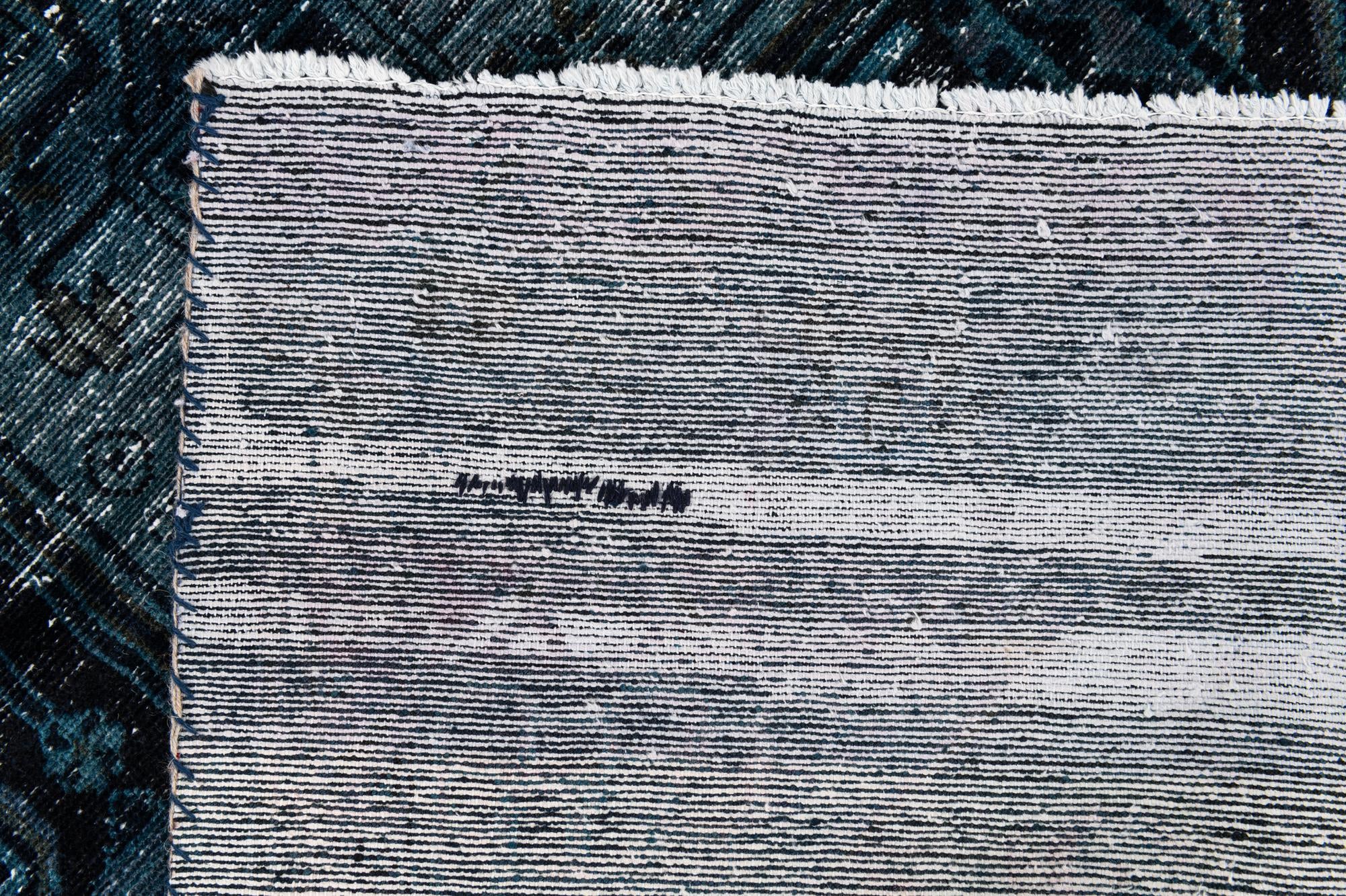 3' 8 x 6' 8 Hand Knotted Ultra Vintage Persian Wool Rug