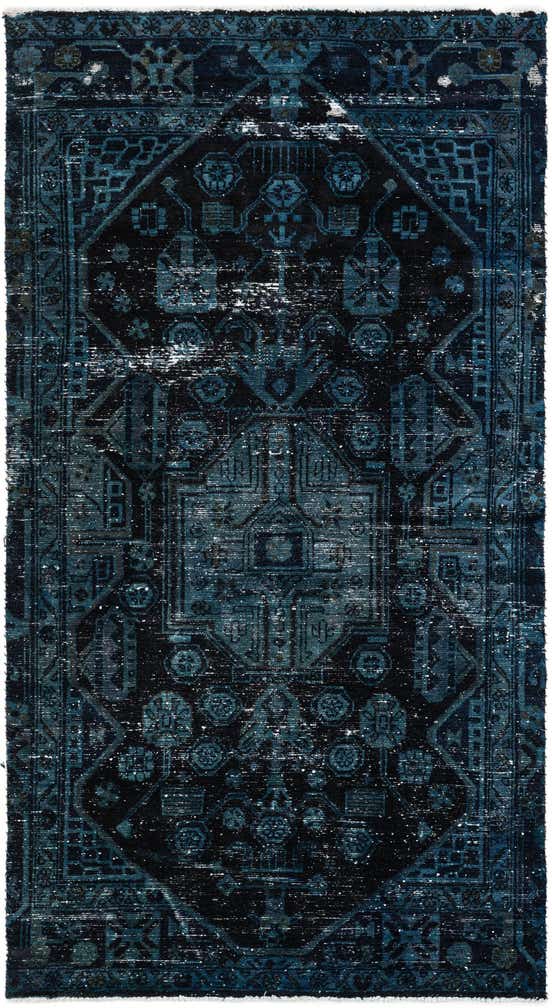 3' 8 x 6' 8 Hand Knotted Ultra Vintage Persian Wool Rug