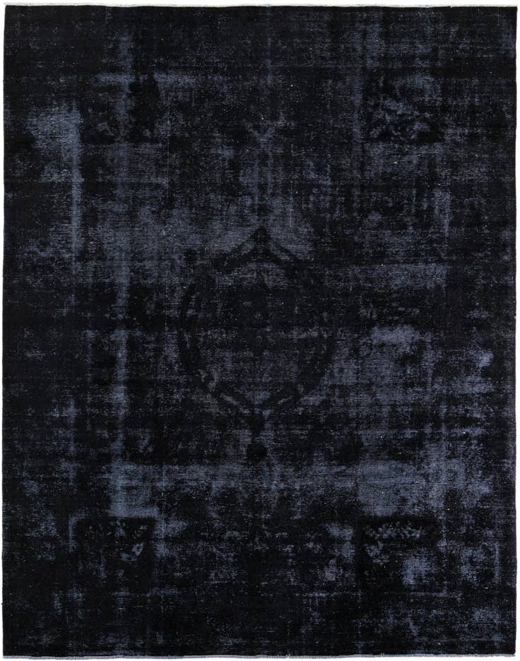 Detail image of 9' 10 x 12' 8 Hand Knotted Ultra Vintage Persian Wool Rug