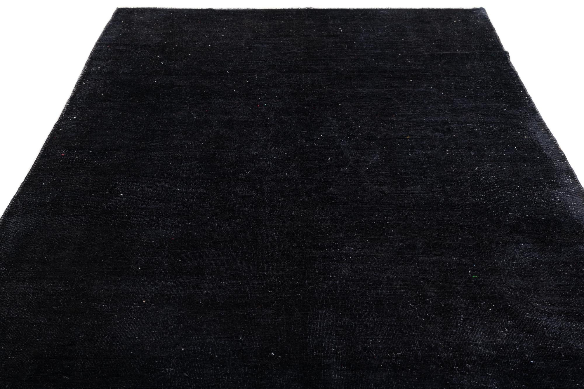 5' 9 x 8' 10 Hand Knotted Ultra Vintage Persian Wool Rug