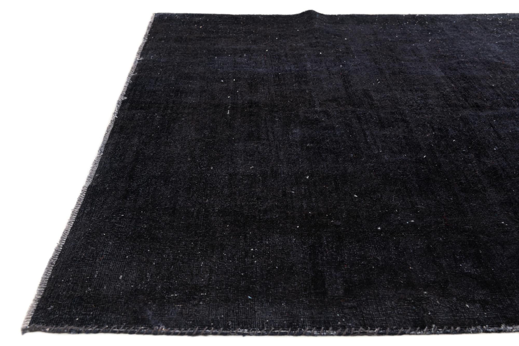 5' 9 x 8' 10 Hand Knotted Ultra Vintage Persian Wool Rug