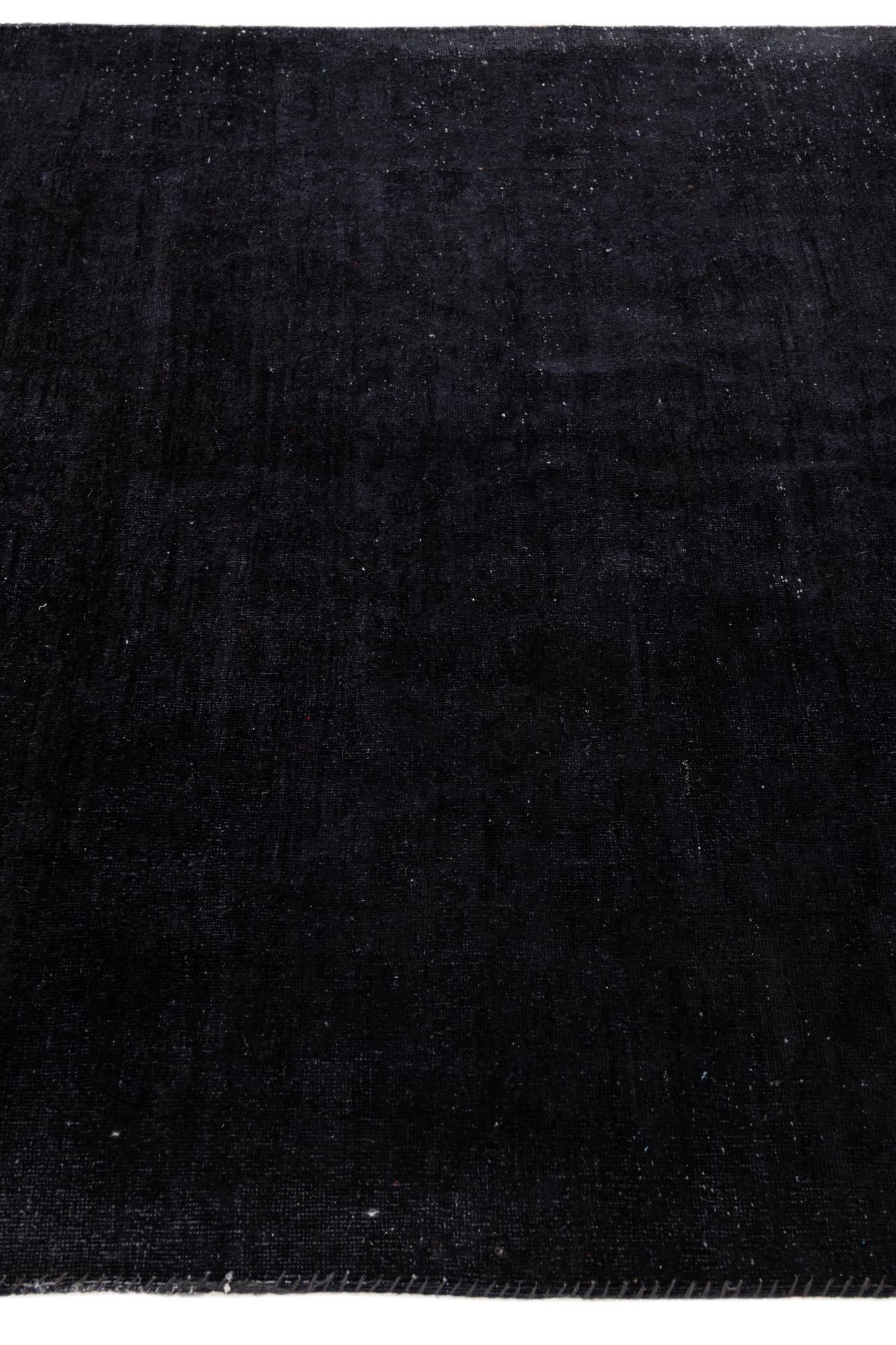 5' 9 x 8' 10 Hand Knotted Ultra Vintage Persian Wool Rug