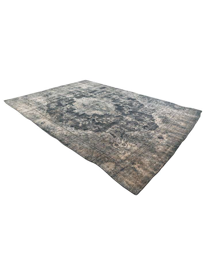 9' 3 x 12' 10 Hand Knotted Ultra Vintage Persian Wool Rug