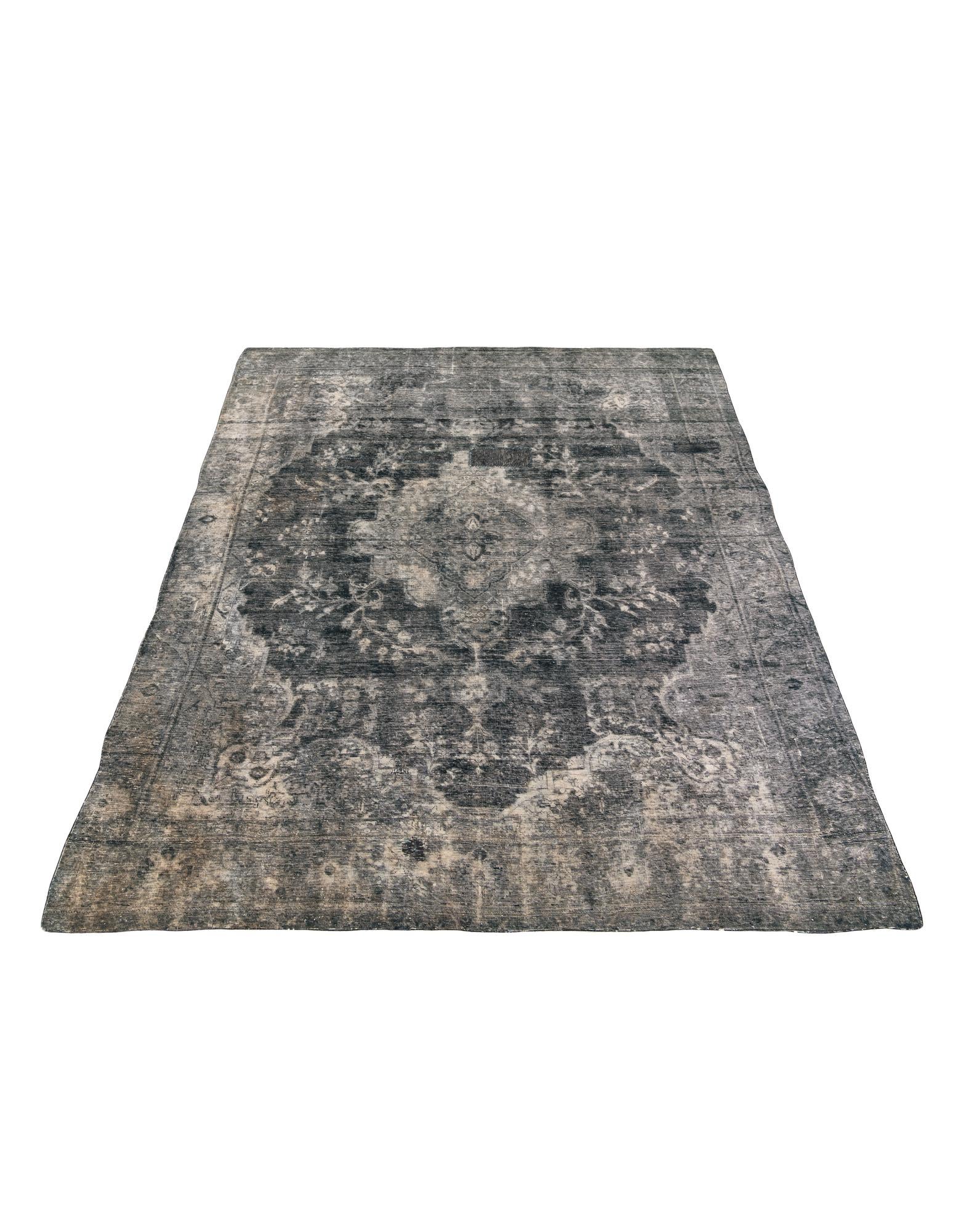 9' 3 x 12' 10 Hand Knotted Ultra Vintage Persian Wool Rug