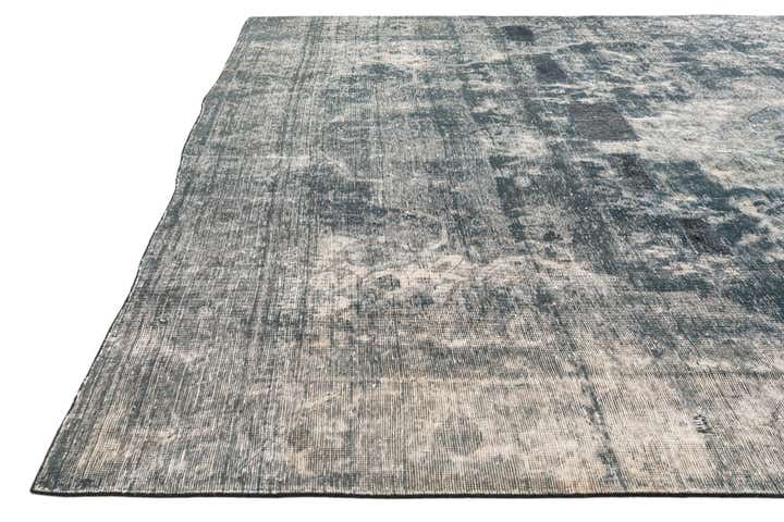 9' 3 x 12' 10 Hand Knotted Ultra Vintage Persian Wool Rug
