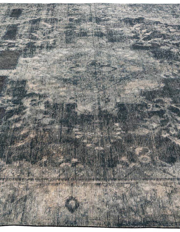 Detail image of 9' 3 x 12' 10  Hand Knotted Ultra Vintage Persian Wool Rug