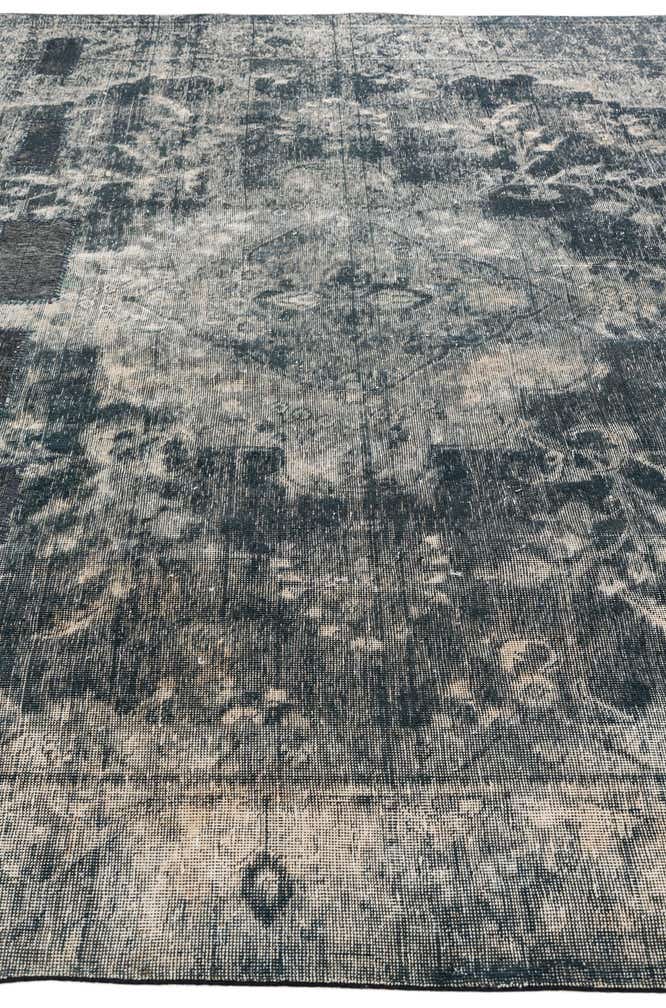 9' 3 x 12' 10 Hand Knotted Ultra Vintage Persian Wool Rug