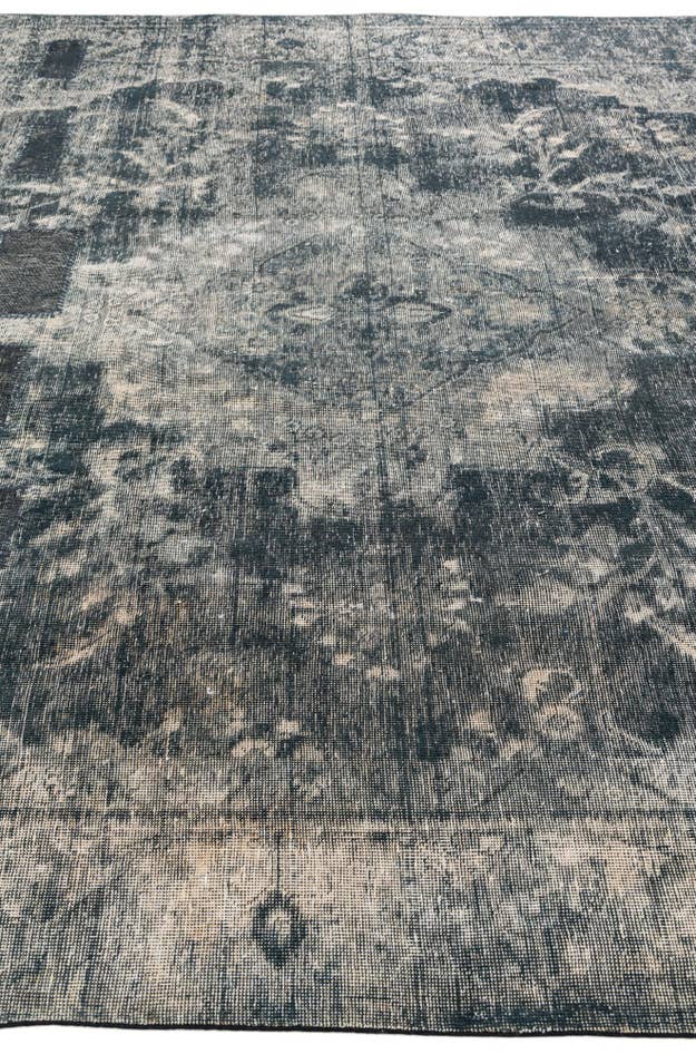 Detail image of 9' 3 x 12' 10 Hand Knotted Ultra Vintage Persian Wool Rug