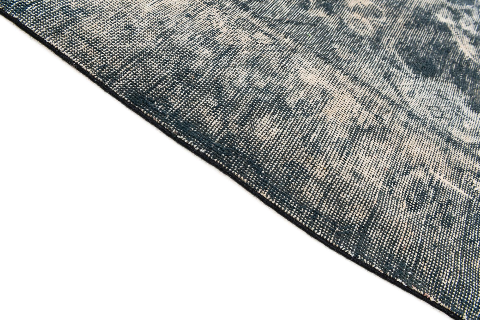 9' 3 x 12' 10 Hand Knotted Ultra Vintage Persian Wool Rug
