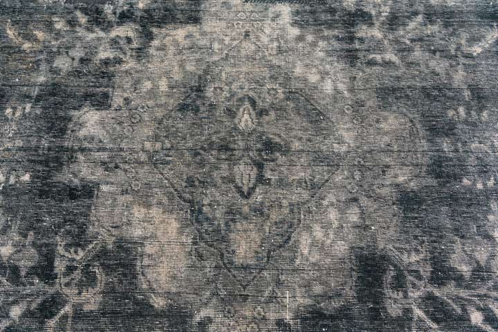 9' 3 x 12' 10 Hand Knotted Ultra Vintage Persian Wool Rug
