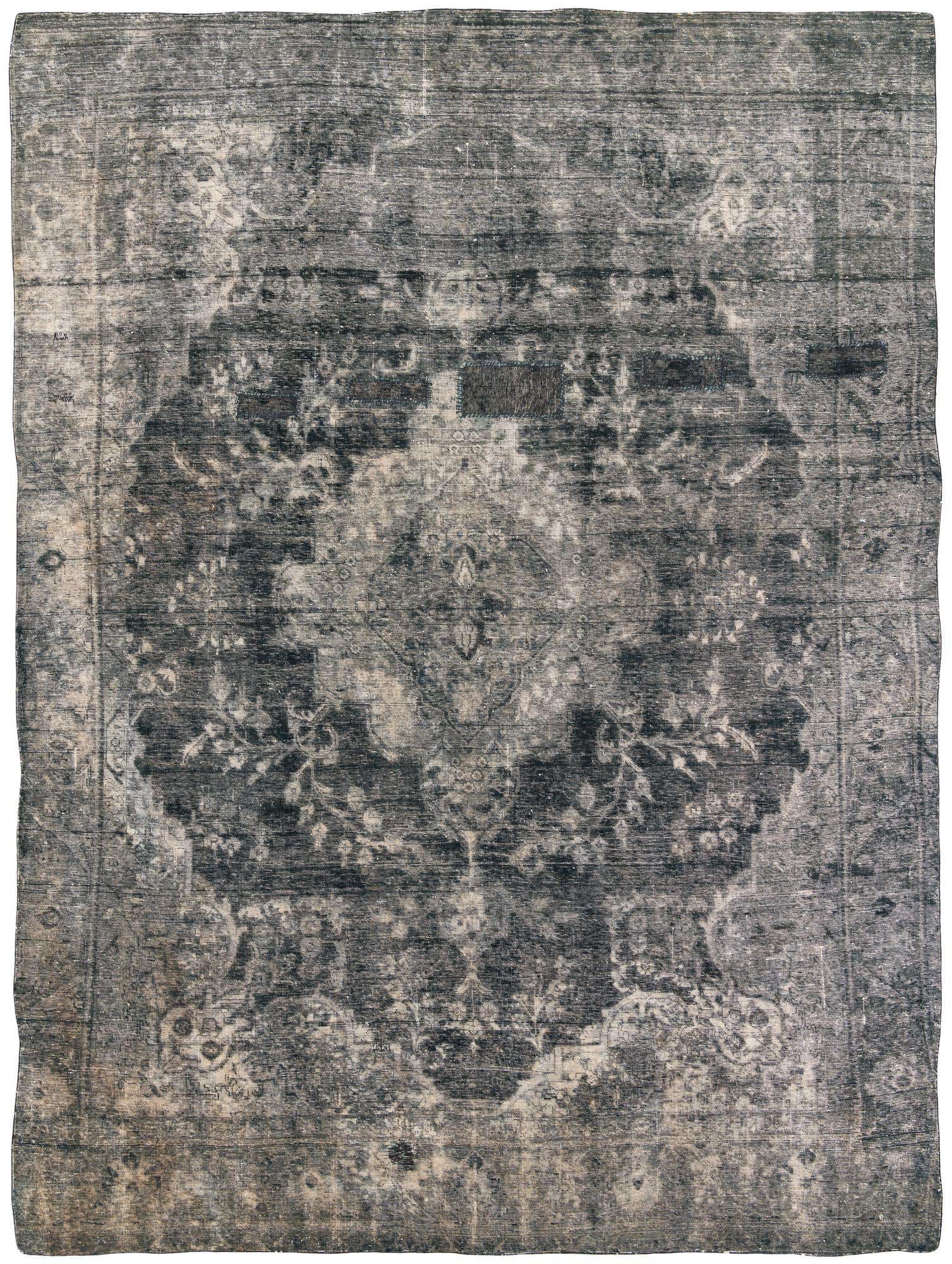 9' 3 x 12' 10 Hand Knotted Ultra Vintage Persian Wool Rug