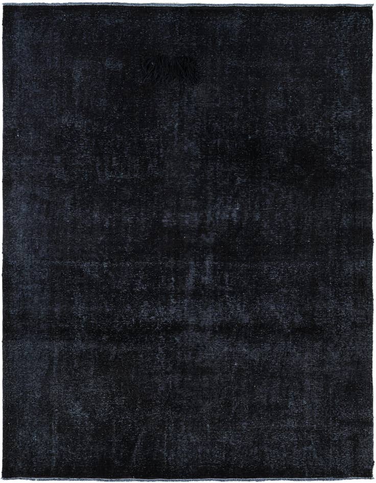 Detail image of 6' 8 x 9' 9 Hand Knotted Ultra Vintage Persian Wool Rug