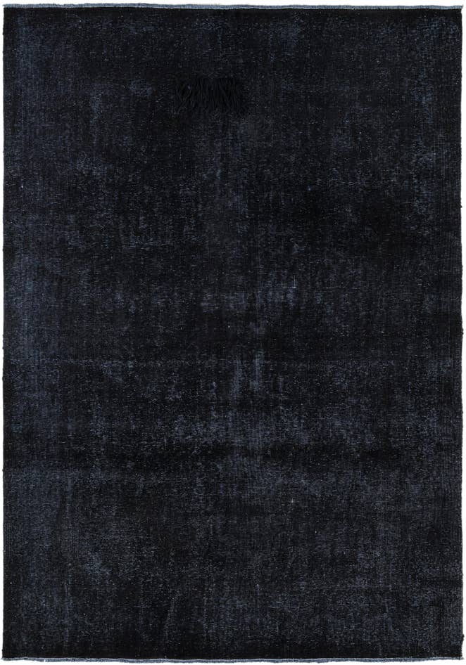 Detail image of 6' 8 x 9' 9 Hand Knotted Ultra Vintage Persian Wool Rug