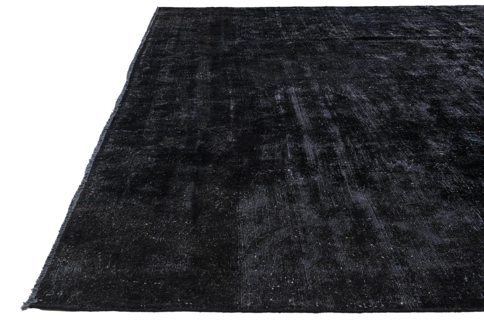 9' 10 x 12' 10 Hand Knotted Ultra Vintage Persian Wool Rug