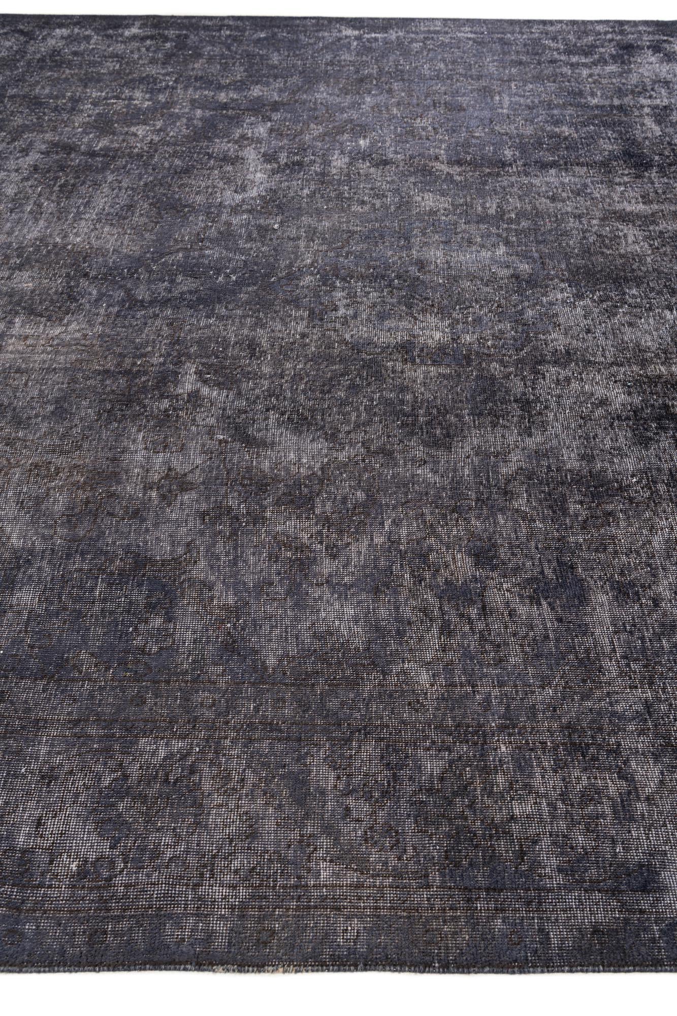 9' 6 x 12' 3 Hand Knotted Ultra Vintage Persian Wool Rug