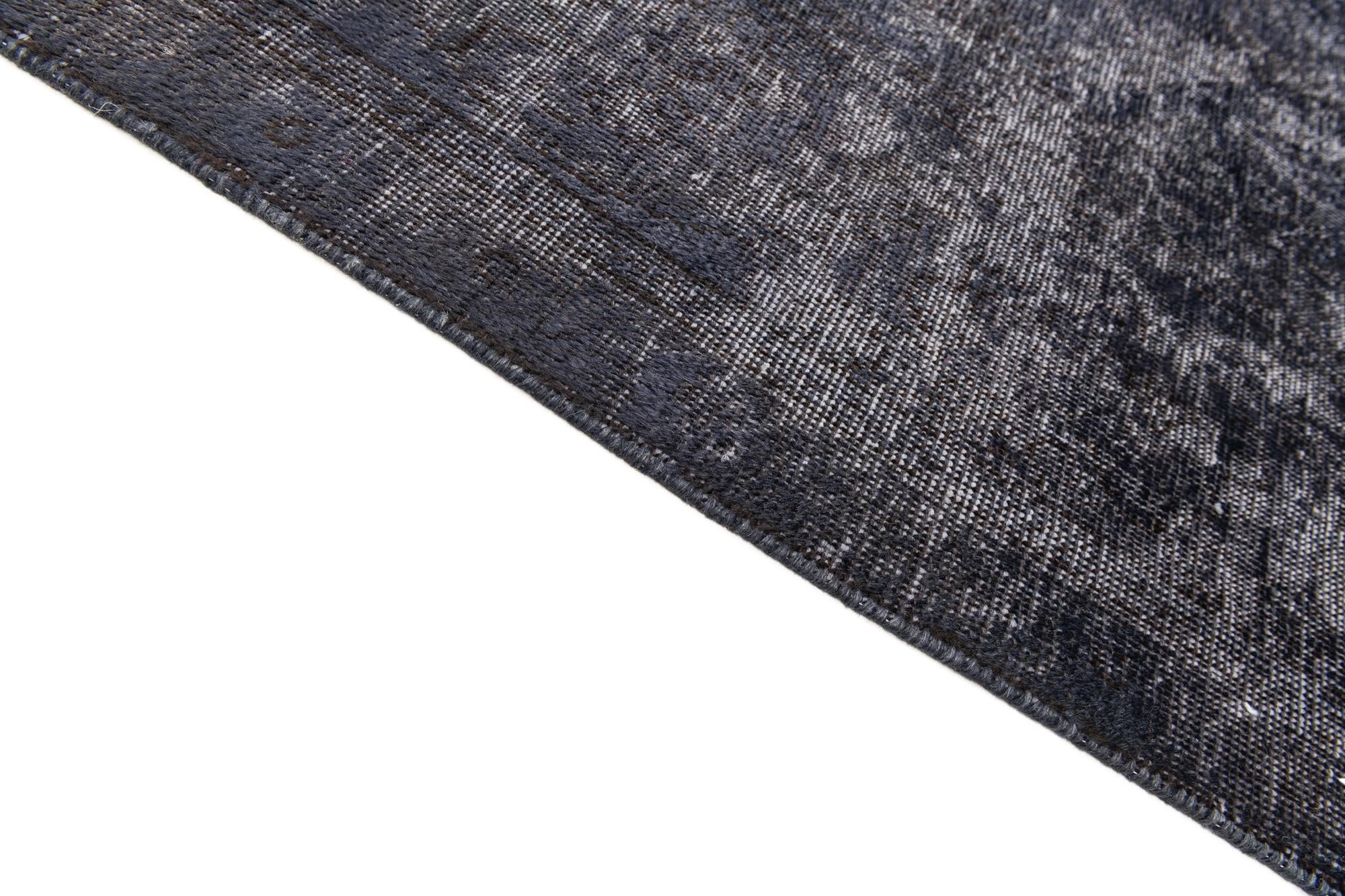 9' 6 x 12' 3 Hand Knotted Ultra Vintage Persian Wool Rug