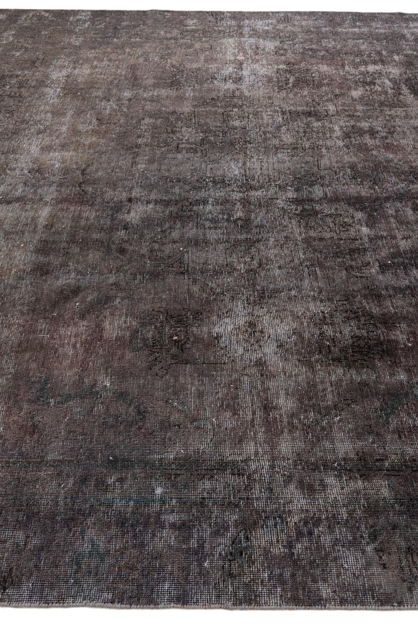 8' 10 x 11' 10 Hand Knotted Ultra Vintage Persian Wool Rug