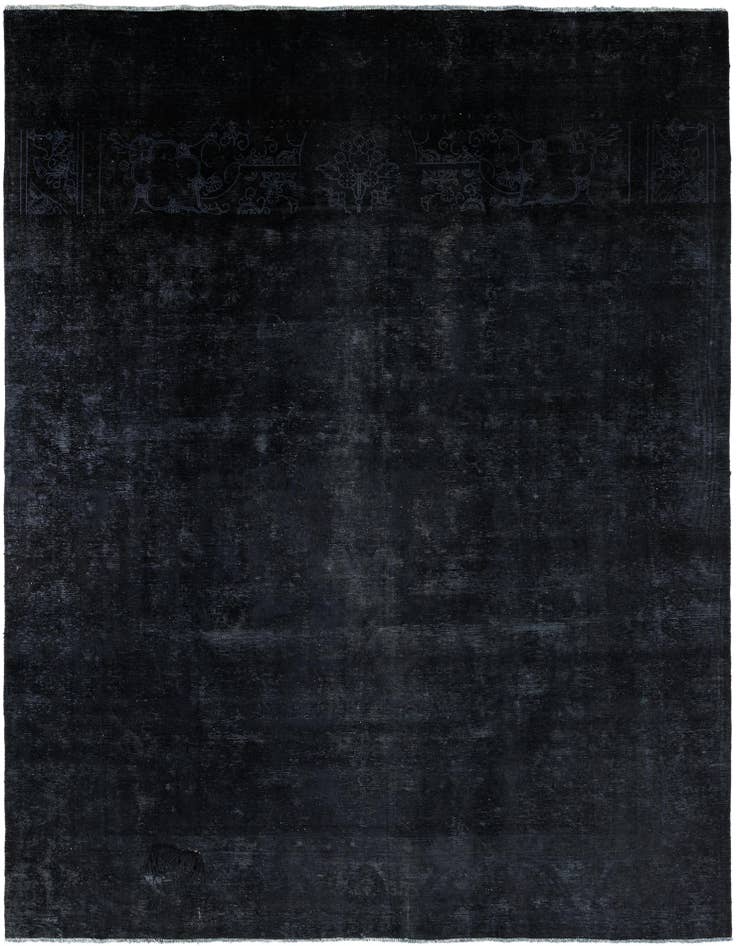 Detail image of 9' 3 x 11' 8 Hand Knotted Ultra Vintage Persian Wool Rug