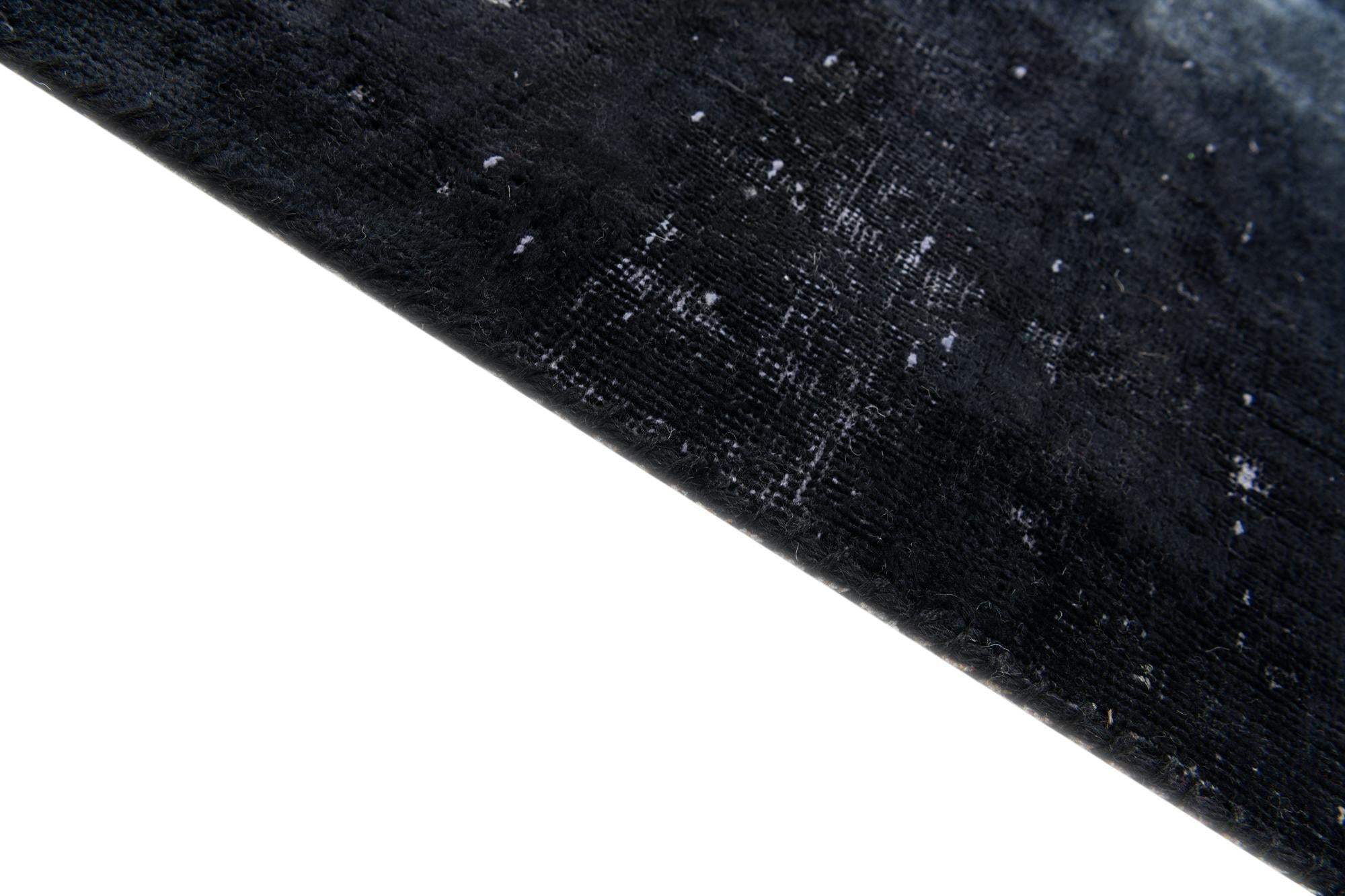 3' 7 x 5' 8 Hand Knotted Ultra Vintage Persian Wool Rug