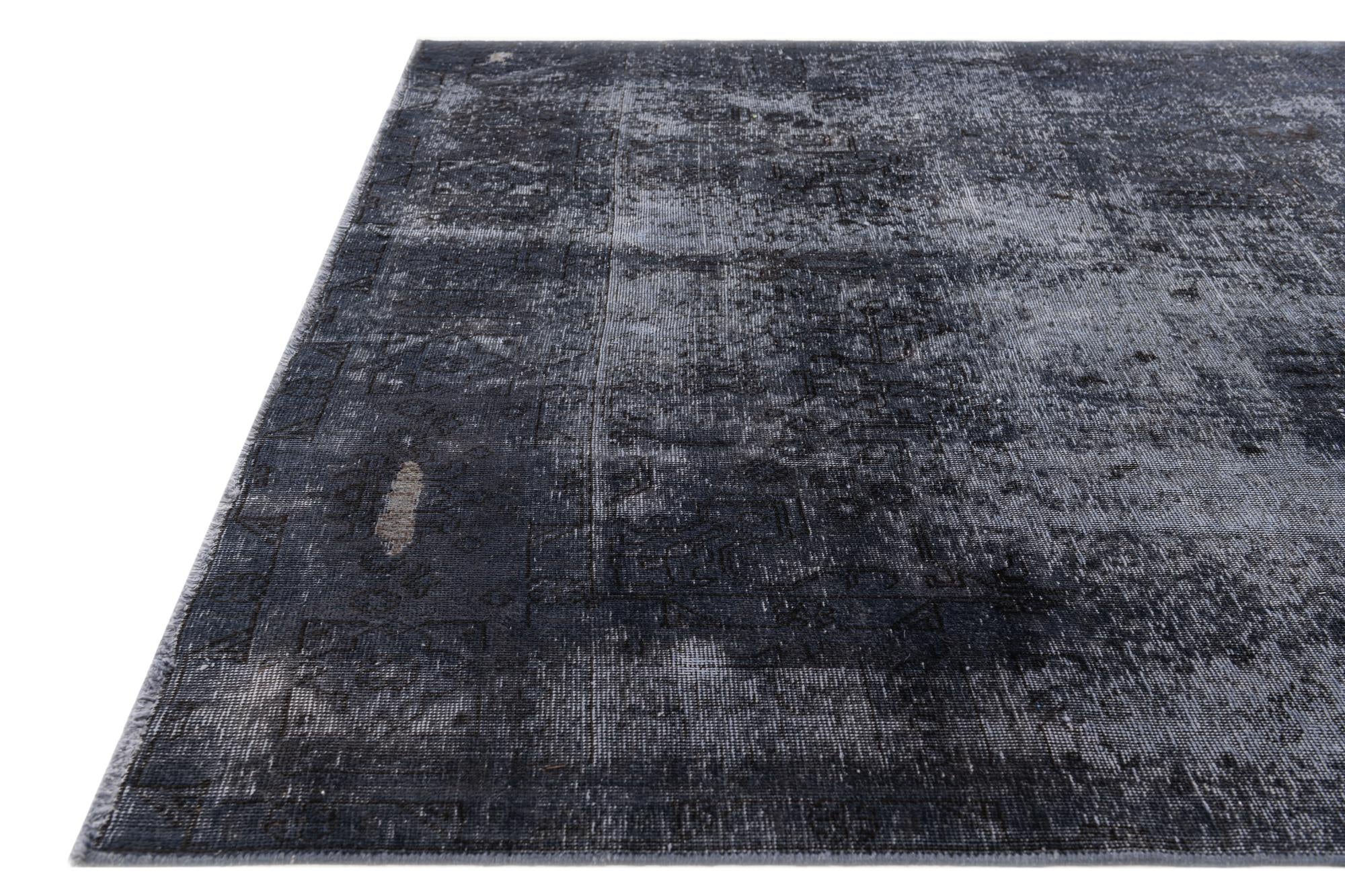6' 6 x 10' 5 Hand Knotted Ultra Vintage Persian Wool Rug