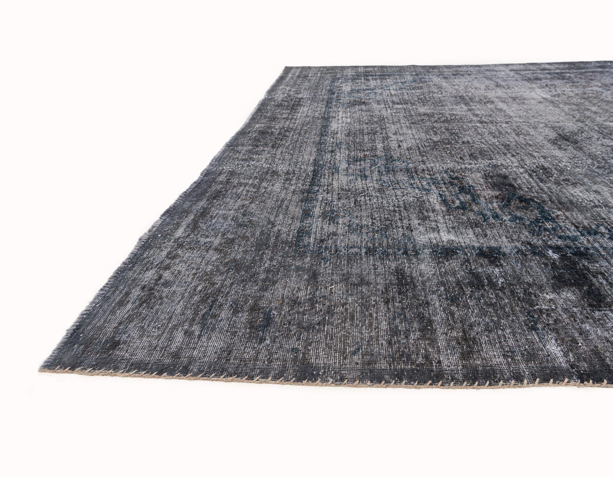 8' 8 x 12' 1 Hand Knotted Ultra Vintage Persian Wool Rug