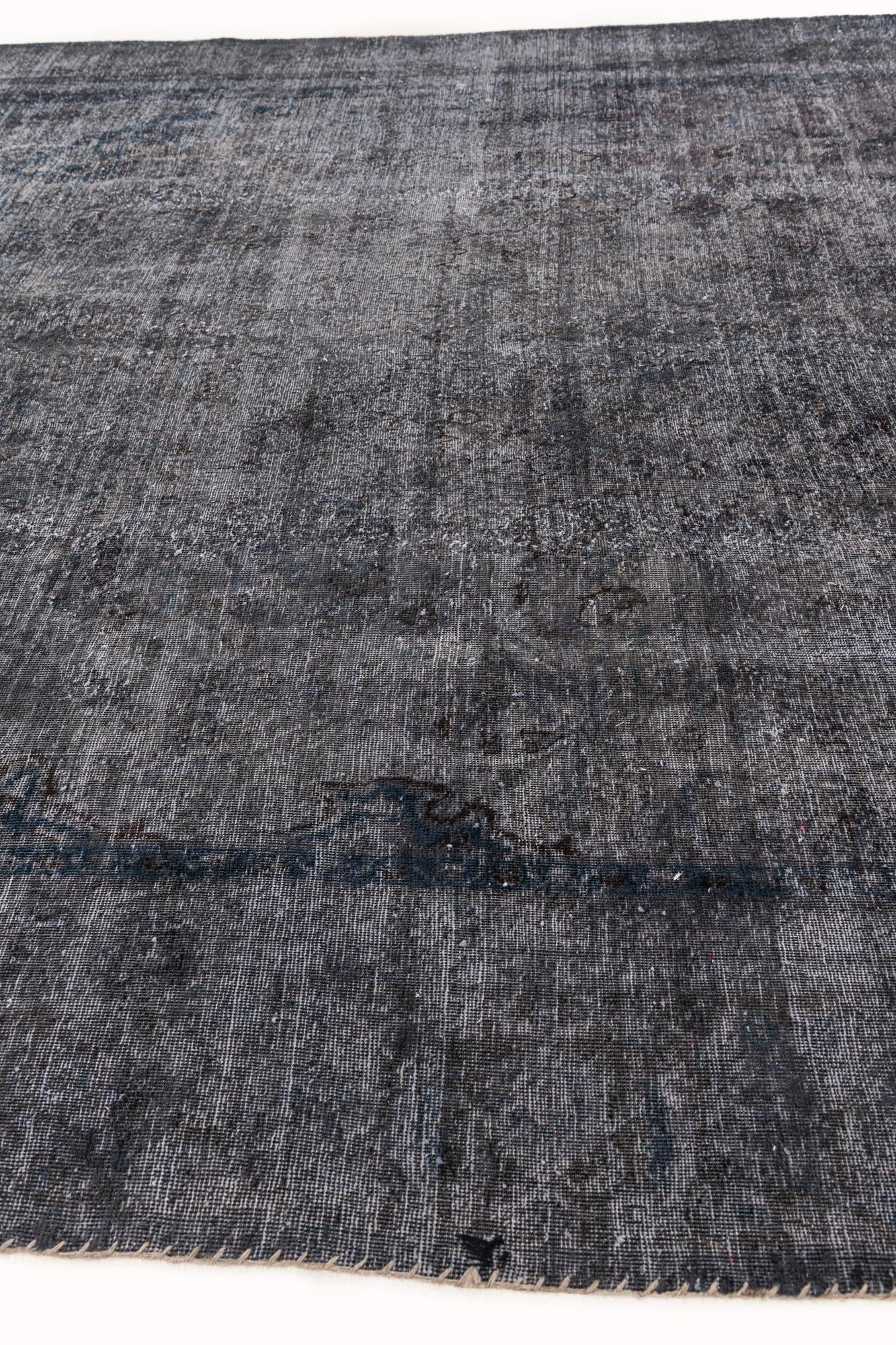 8' 8 x 12' 1 Hand Knotted Ultra Vintage Persian Wool Rug