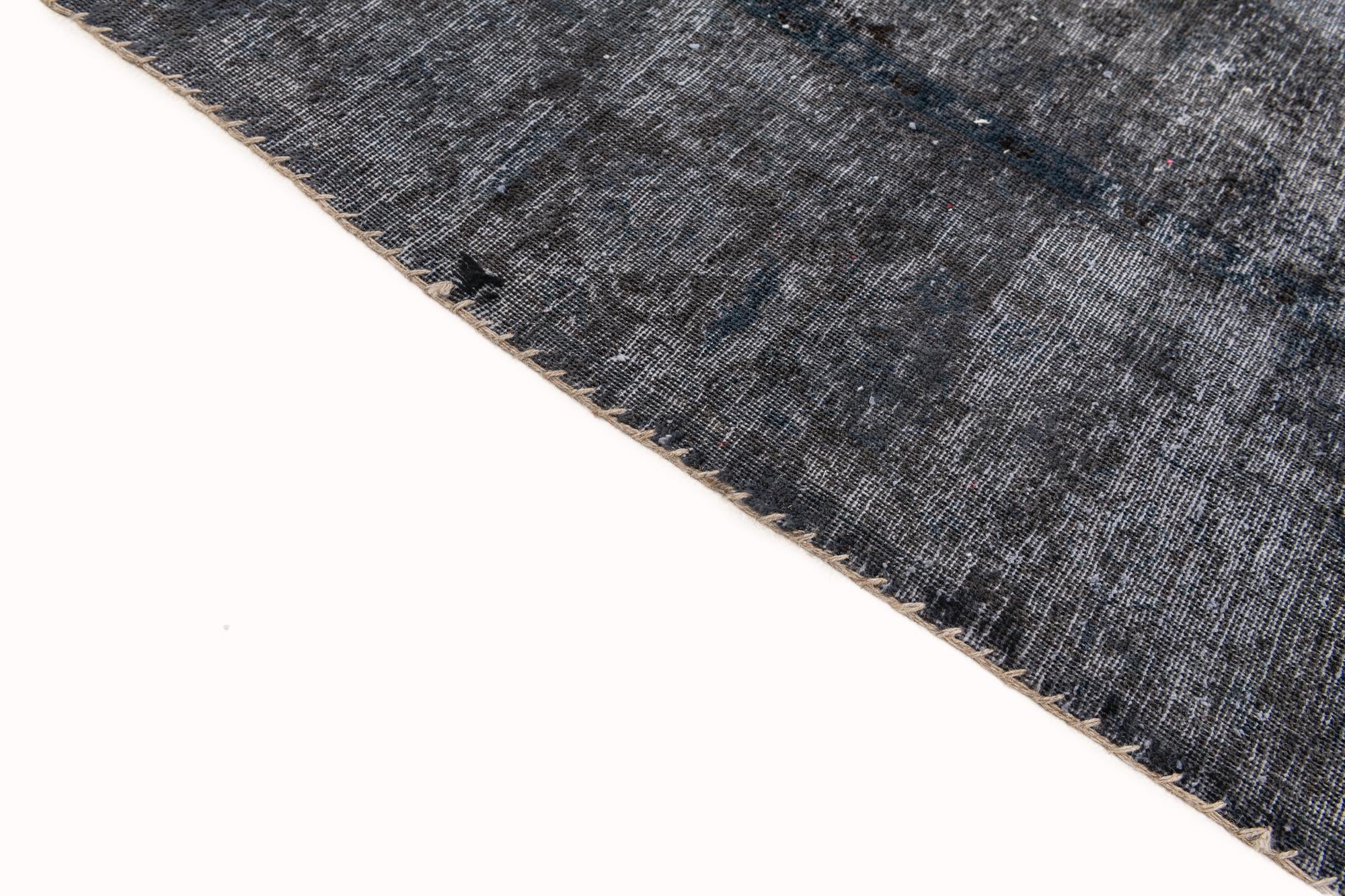 8' 8 x 12' 1 Hand Knotted Ultra Vintage Persian Wool Rug