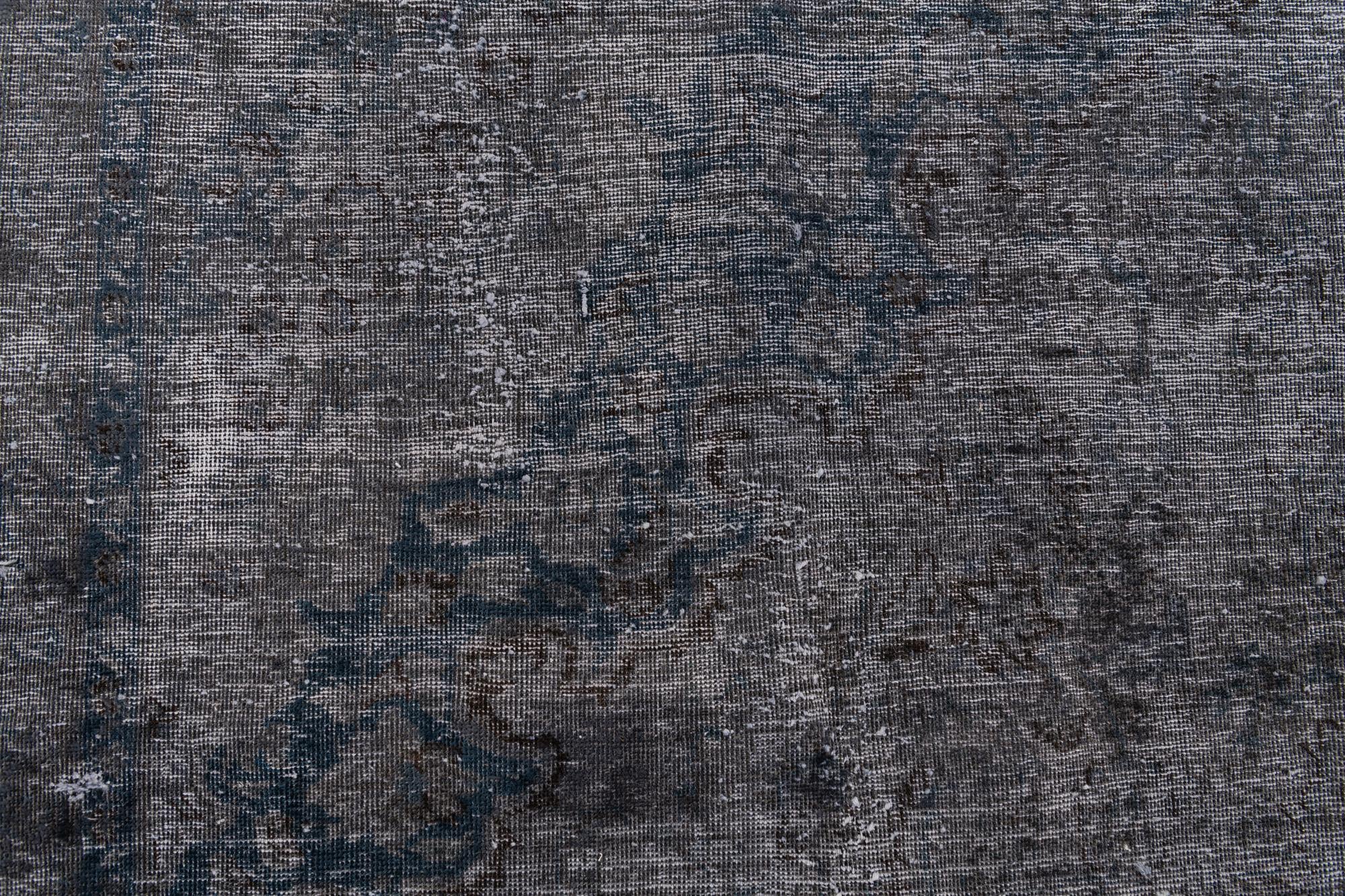 8' 8 x 12' 1 Hand Knotted Ultra Vintage Persian Wool Rug