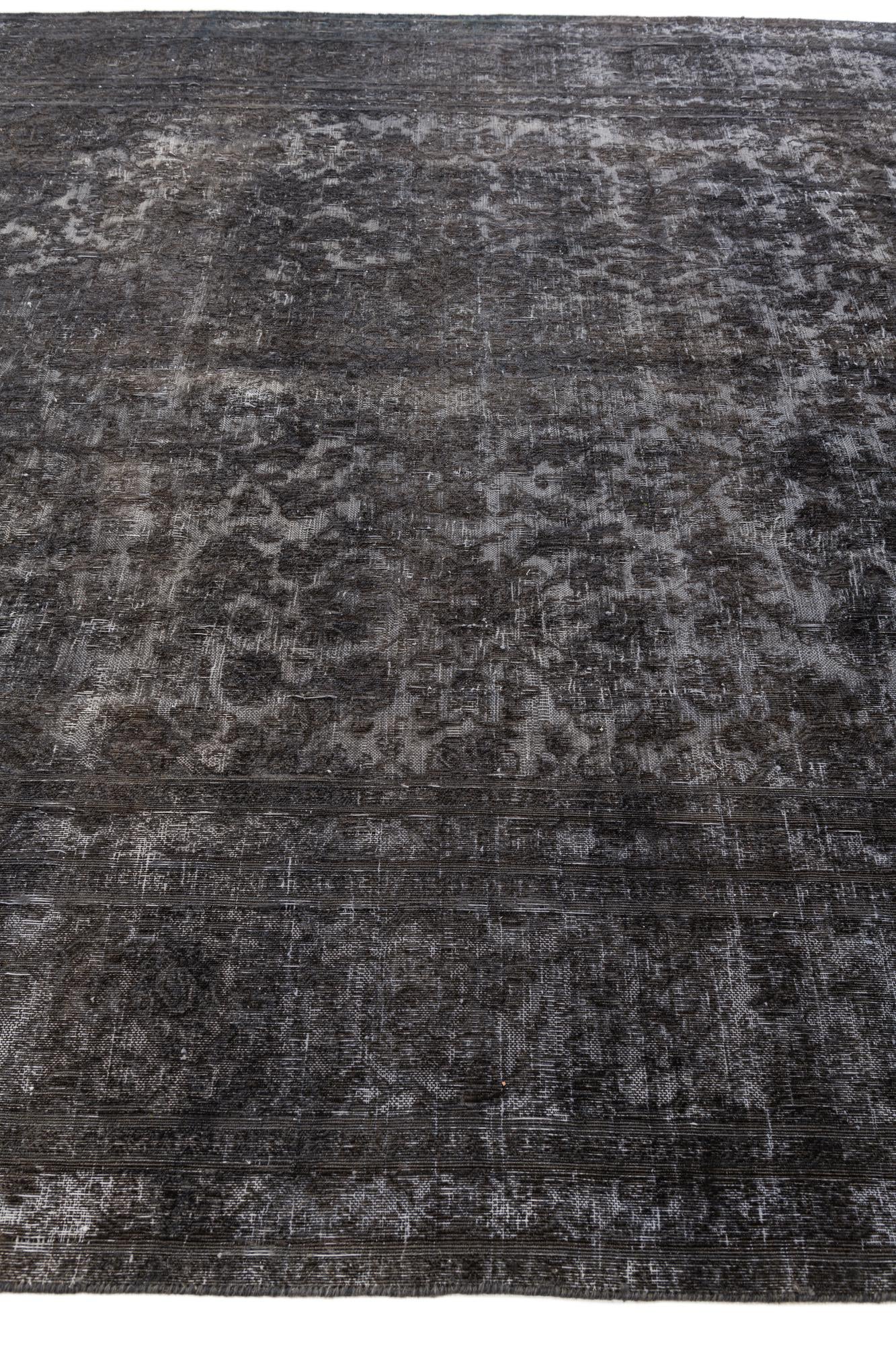9' 7 x 11' 8 Hand Knotted Ultra Vintage Persian Wool Rug