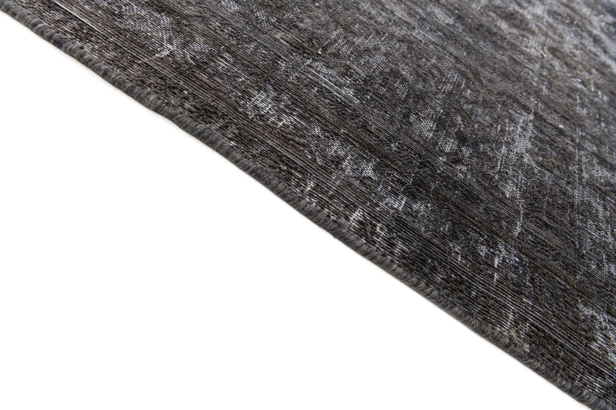 9' 7 x 11' 8 Hand Knotted Ultra Vintage Persian Wool Rug