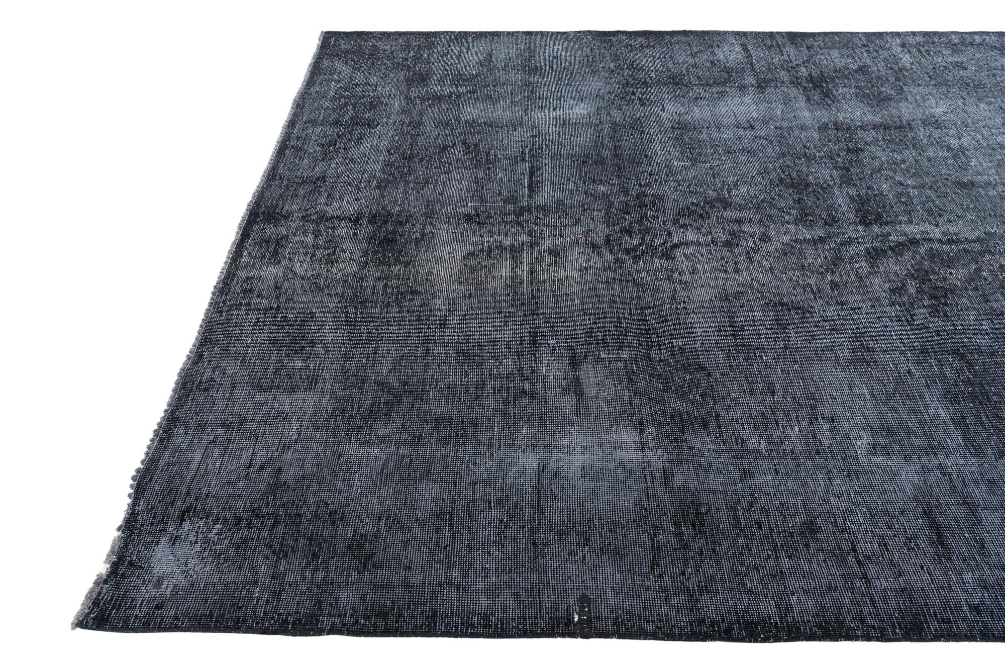 6' 7 x 10' Hand Knotted Ultra Vintage Persian Wool Rug