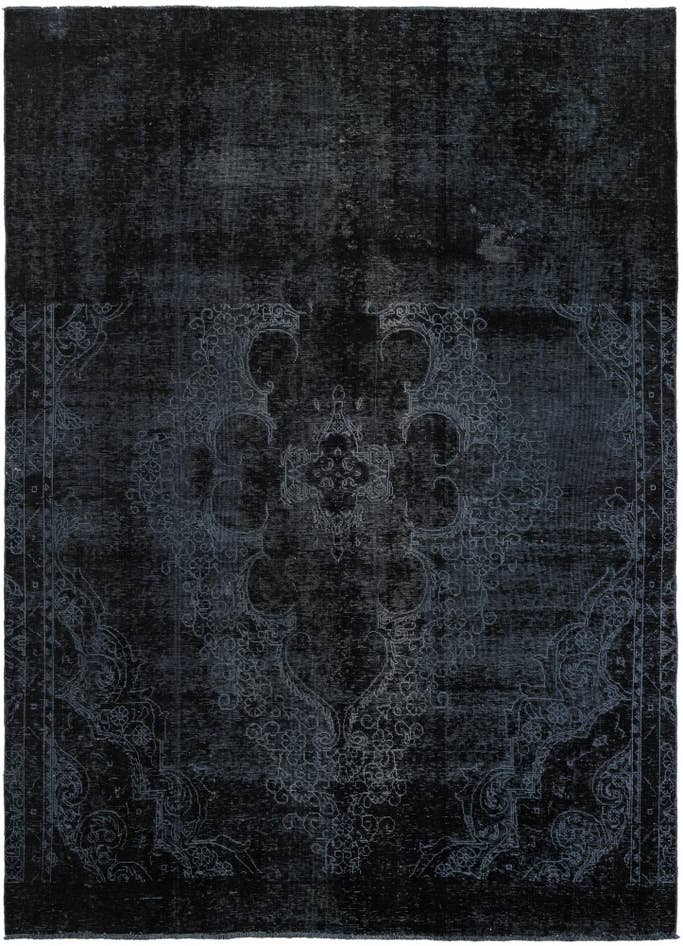 Detail image of 7' 10 x 10' 10 Hand Knotted Ultra Vintage Persian Wool Rug