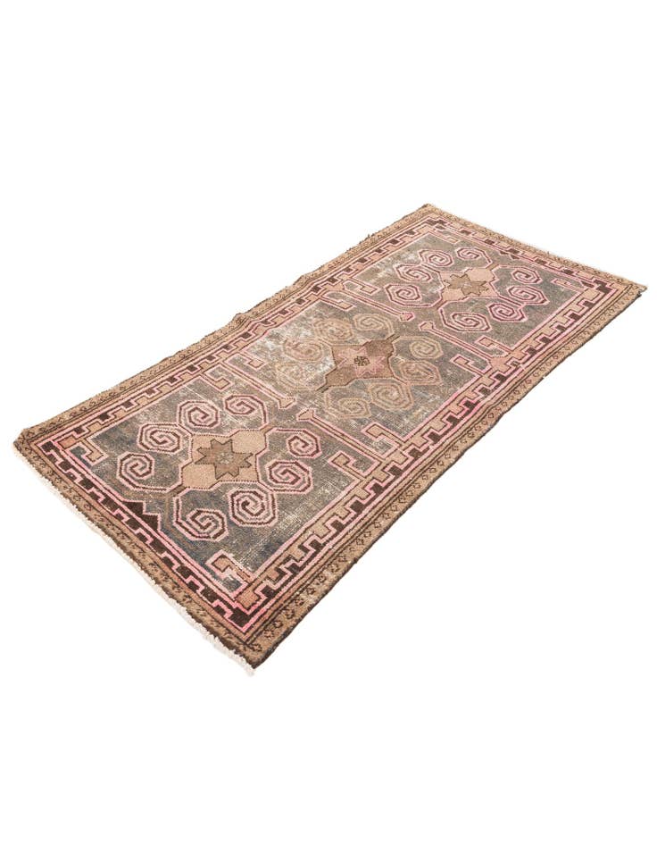 Detail image of 2' 9 x 5' 8 Hand Knotted Ultra Vintage Persian Wool Rug