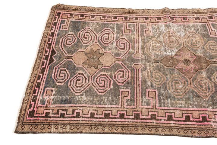 2' 9 x 5' 8 Hand Knotted Ultra Vintage Persian Wool Rug
