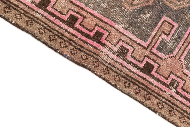 Detail image of 2' 9 x 5' 8 Hand Knotted Ultra Vintage Persian Wool Rug