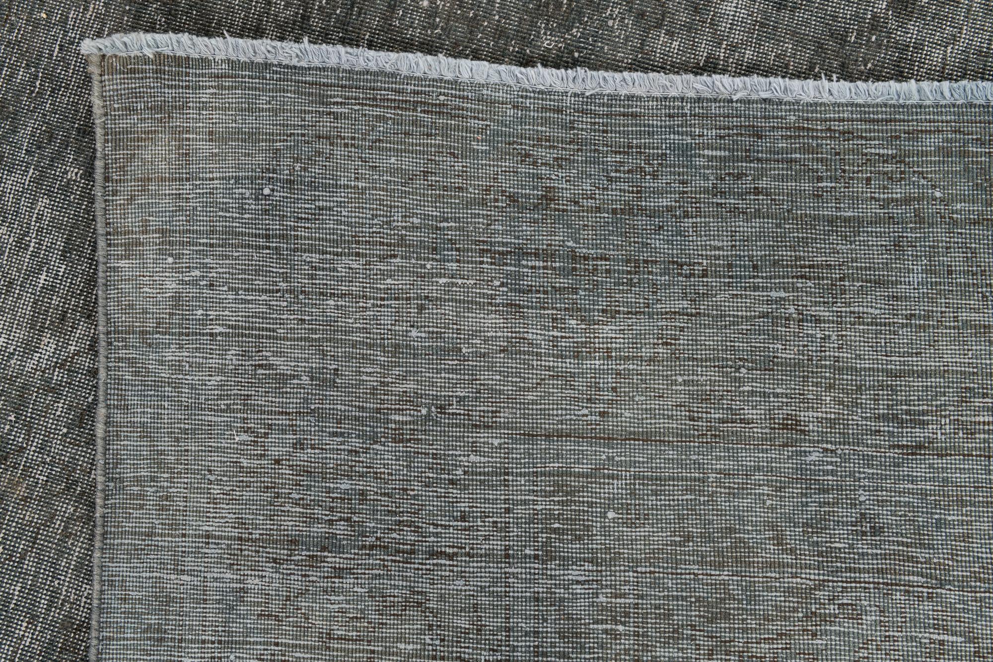 9' 5 x 13' 6 Hand Knotted Ultra Vintage Persian Wool Rug